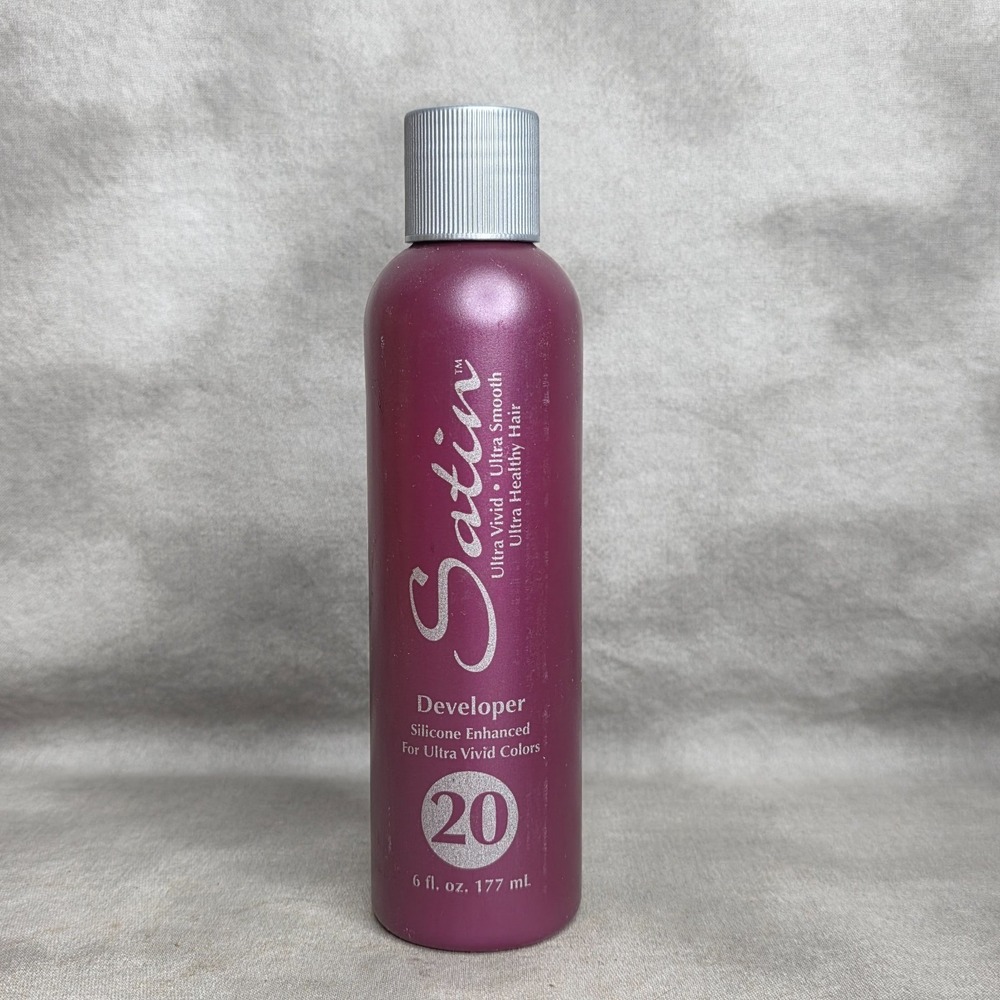 Satin Developer 20 Volume - Silicone Enhanced For Ultra Vivid Color - 6 oz